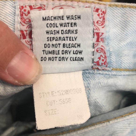 Vintage Not Guilty jean shorts Women's M Medium stonewashed distressed denim y2k - Picture 9 of 10